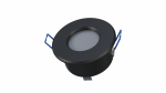 Ceiling lighting point fitting LISA cast round Fixted black
